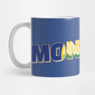 Montana vintage style retro souvenir Mug